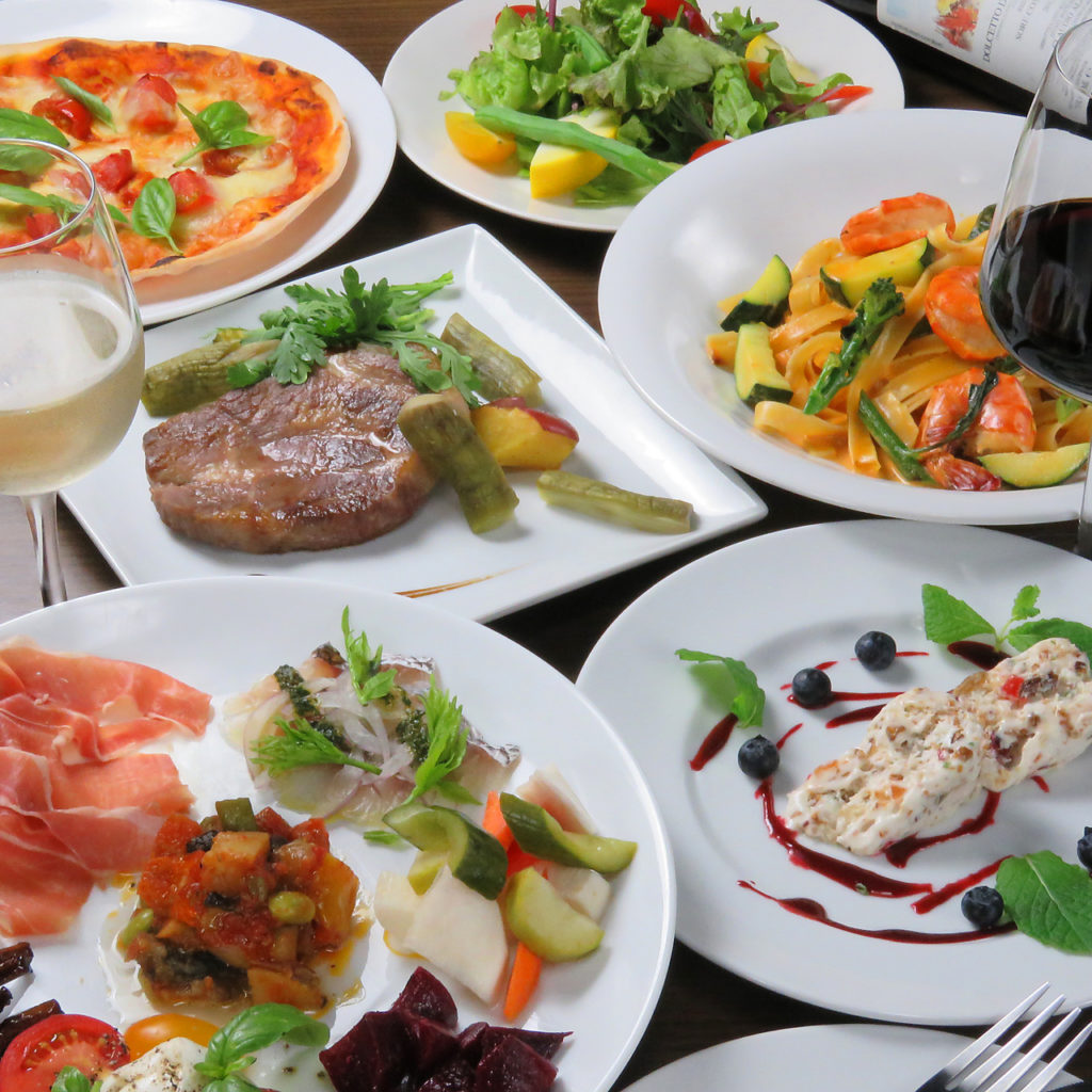 イタリアンのコースの順番と料理の内容 フレンチとの違いとは